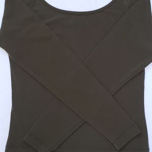 J.Crew Olive green long sleeve top